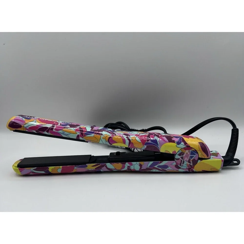 💥 Almost Famous Flat Iron Studio Series Hair Straightener Tropical Paint Color